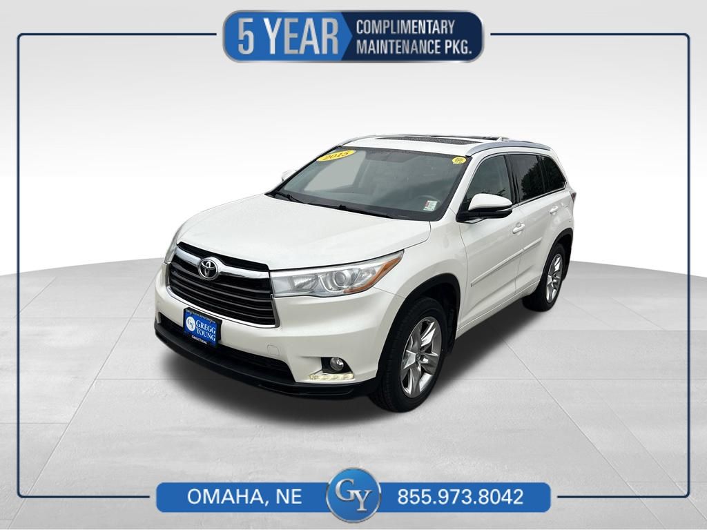 White (Blizzard Pearl) 2015 Toyota Highlander SUV / Crossover All-Wheel Drive 6-Speed Automatic Overdrive