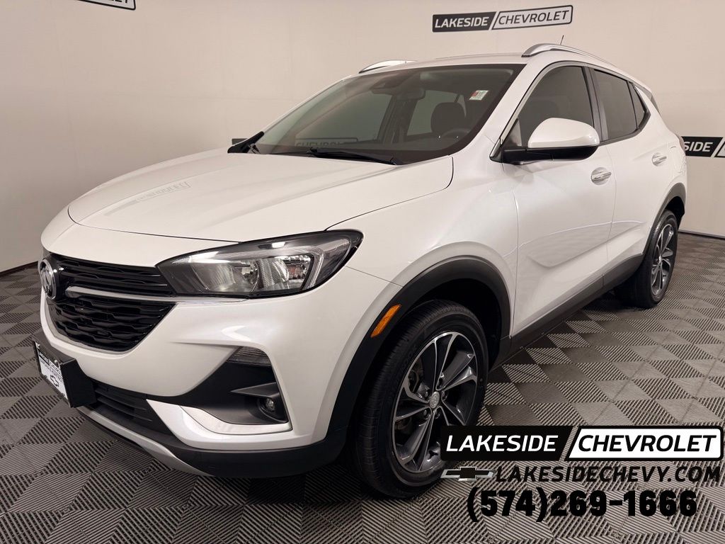 White Frost Tricoat 2022 Buick Encore GX SUV / Crossover All-Wheel Drive 9-Speed Automatic