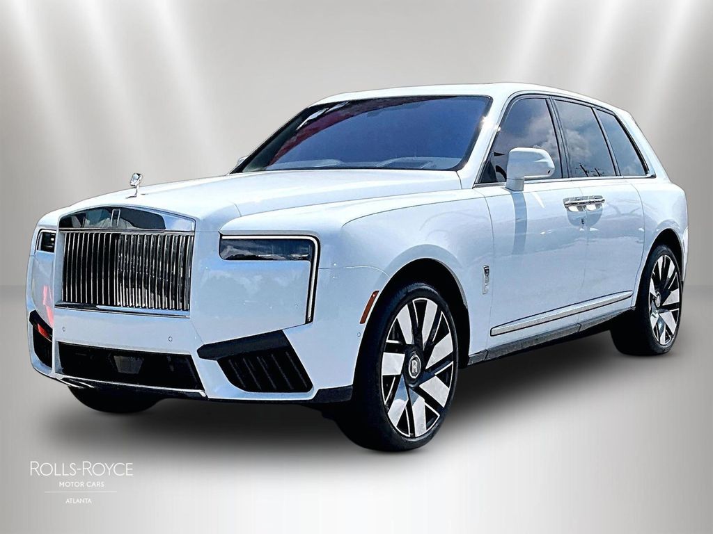 Arctic White 2025 Rolls-Royce Cullinan SUV / Crossover All-Wheel Drive 8-Speed Automatic