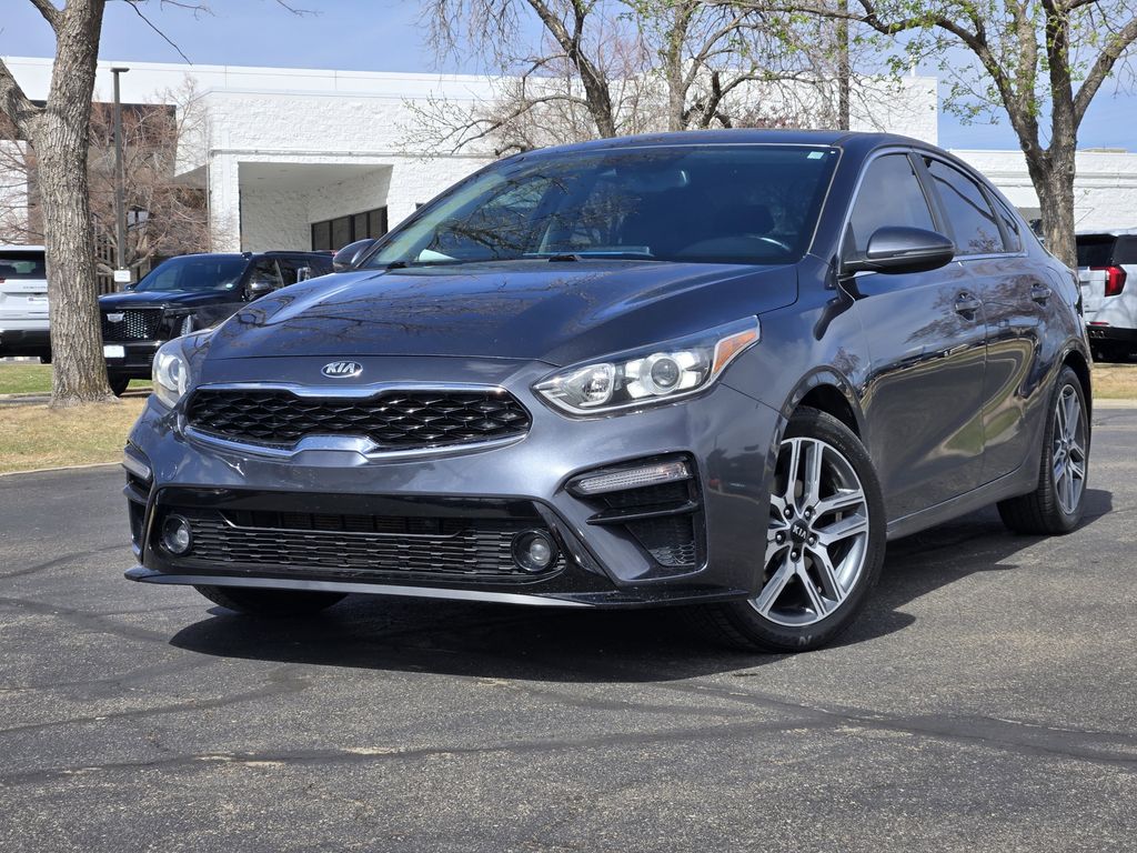 Gravity Gray 2021 Kia Forte EX FWD Sedan Front-Wheel Drive Continuously Variable Transmission