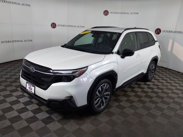 Crystal White Pearl 2025 Subaru Forester SUV / Crossover All-Wheel Drive Continuously Variable Transmission