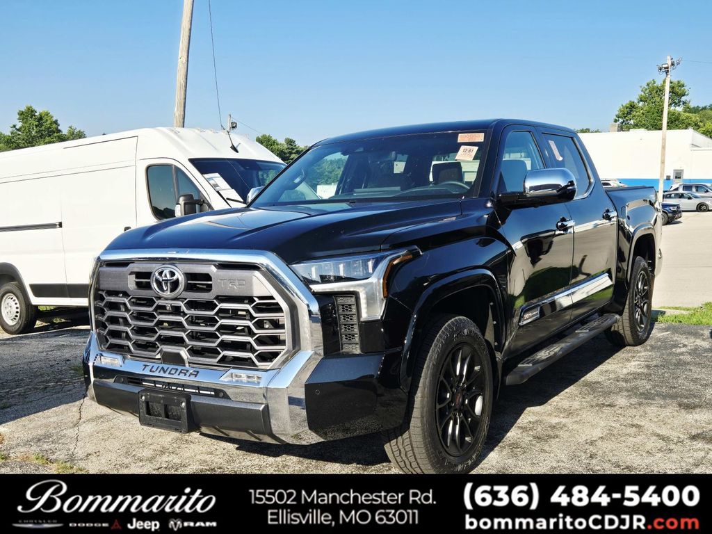Midnight Black Metallic 2024 Toyota Tundra Pickup Truck Four-Wheel Drive Automatic