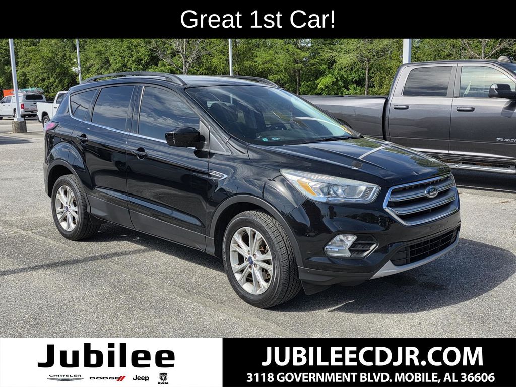 Shadow Black 2017 Ford Escape SE AWD SUV / Crossover All-Wheel Drive 6-Speed Automatic