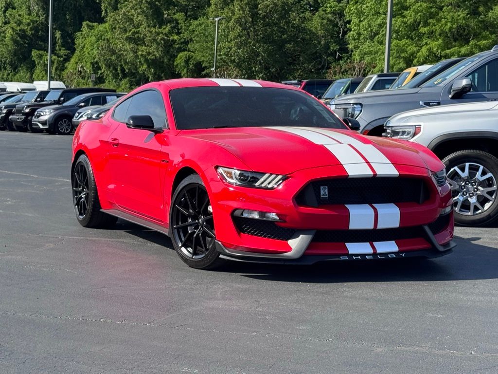 Race Red 2016 Ford Mustang Shelby GT350 Fastback RWD Coupe Rear-Wheel Drive 6-Speed Manual