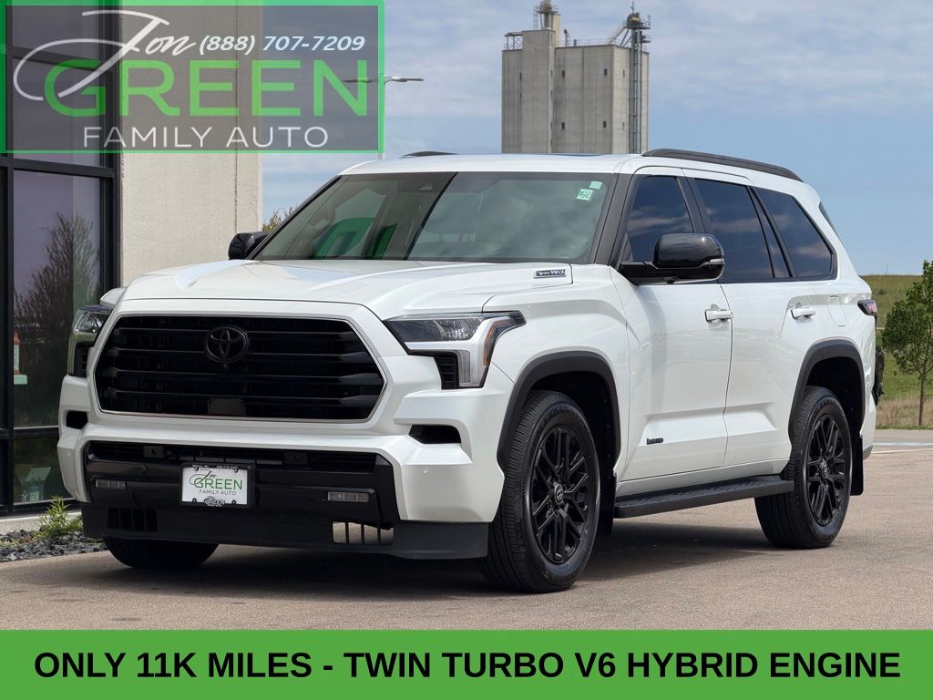 White 2025 Toyota Sequoia SUV / Crossover Four-Wheel Drive Automatic