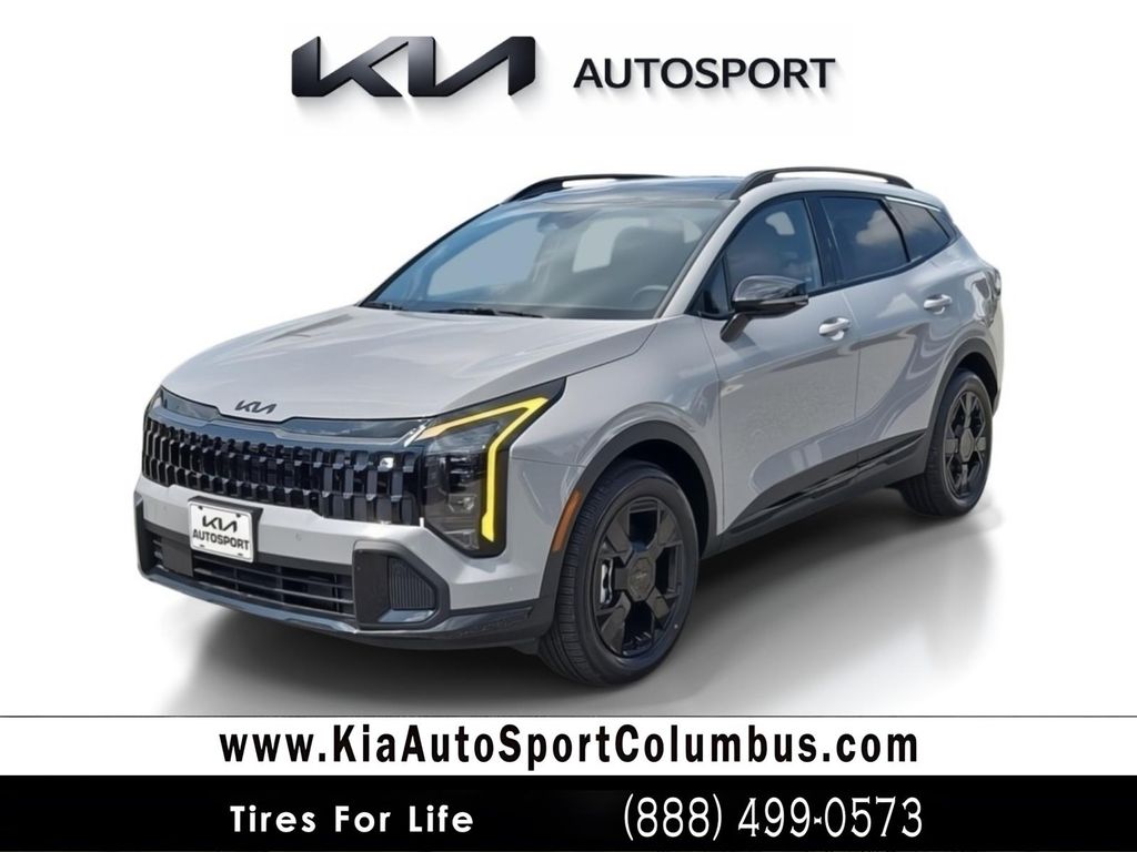 Wolf Gray 2026 Kia Sportage Hybrid X-Line AWD SUV / Crossover All-Wheel Drive 6-Speed Automatic