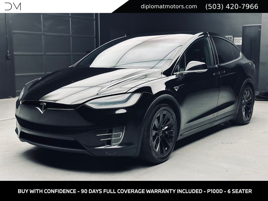 Solid Black 2017 Tesla Model X SUV / Crossover All-Wheel Drive 1-Speed Automatic