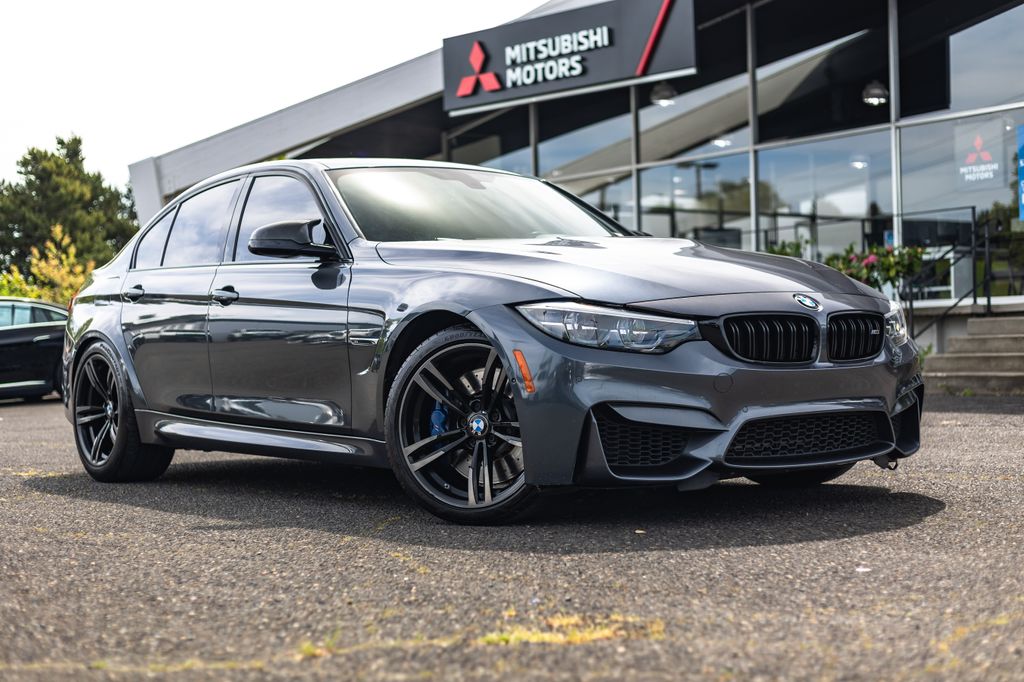 Mineral Gray Metallic 2018 BMW M3 Sedan RWD Sedan Rear-Wheel Drive 7-Speed Automatic