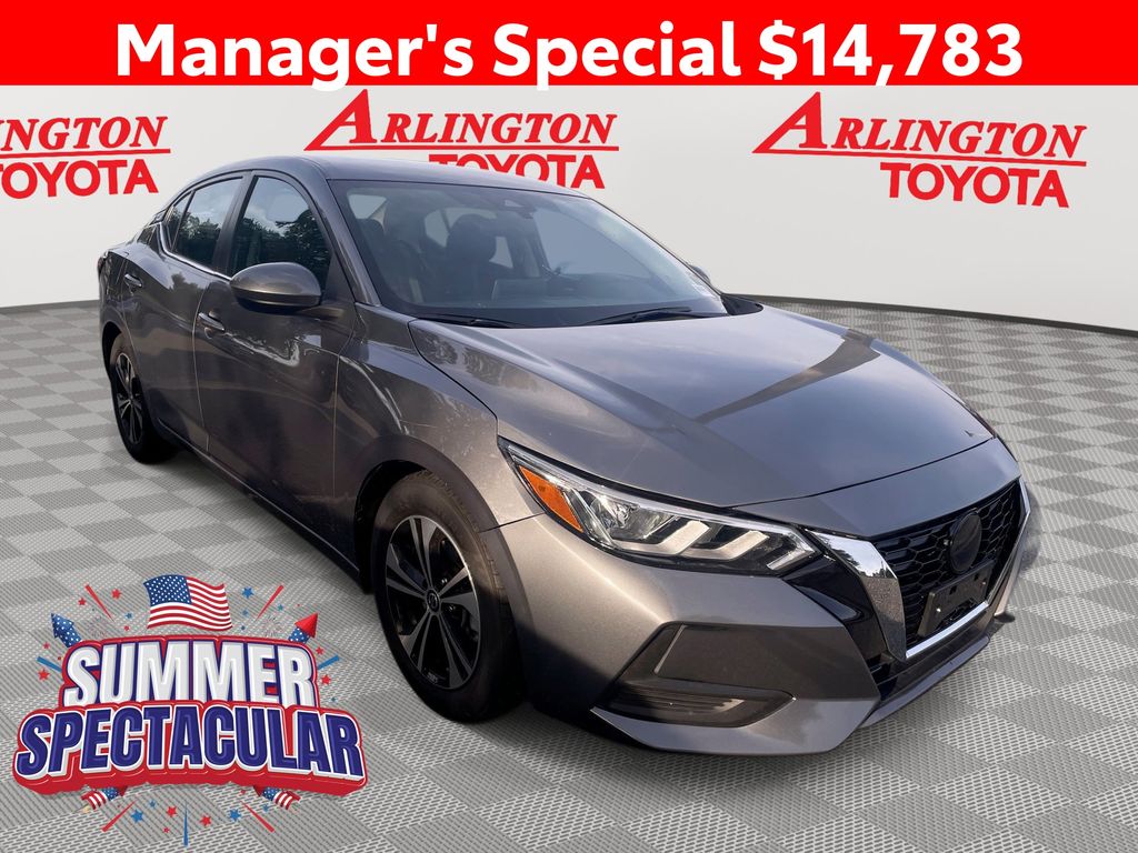 Gray (Gun Metallic) 2022 Nissan Sentra Sedan Front-Wheel Drive Continuously Variable Transmission