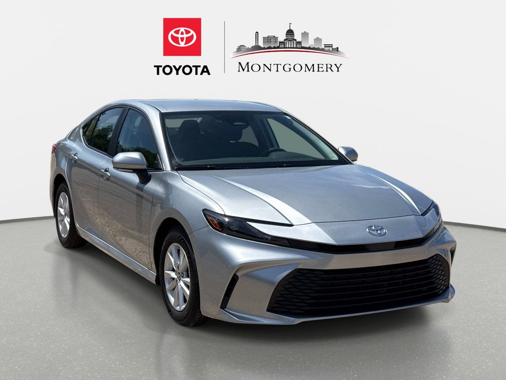 Celestial Silver Metallic 2025 Toyota Camry LE FWD Sedan Front-Wheel Drive Continuously Variable Transmission