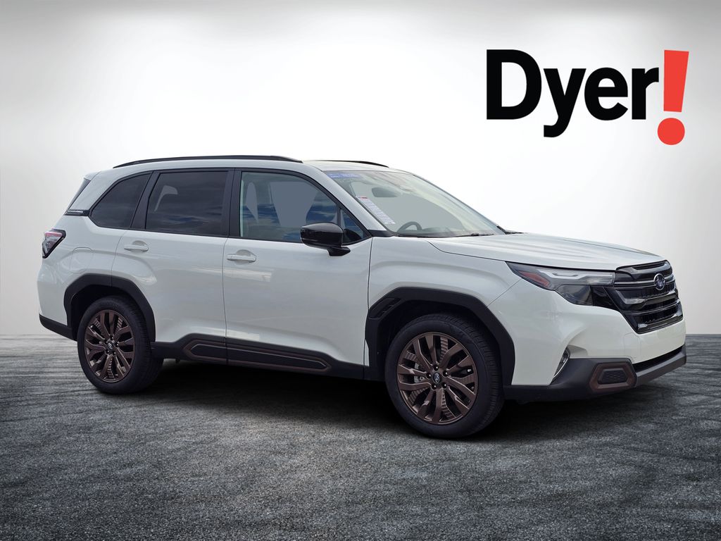 Crystal White Pearl 2026 Subaru Forester SUV / Crossover All-Wheel Drive Continuously Variable Transmission