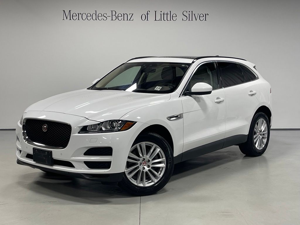 White 2020 Jaguar F-PACE SUV / Crossover All-Wheel Drive 8-Speed Automatic
