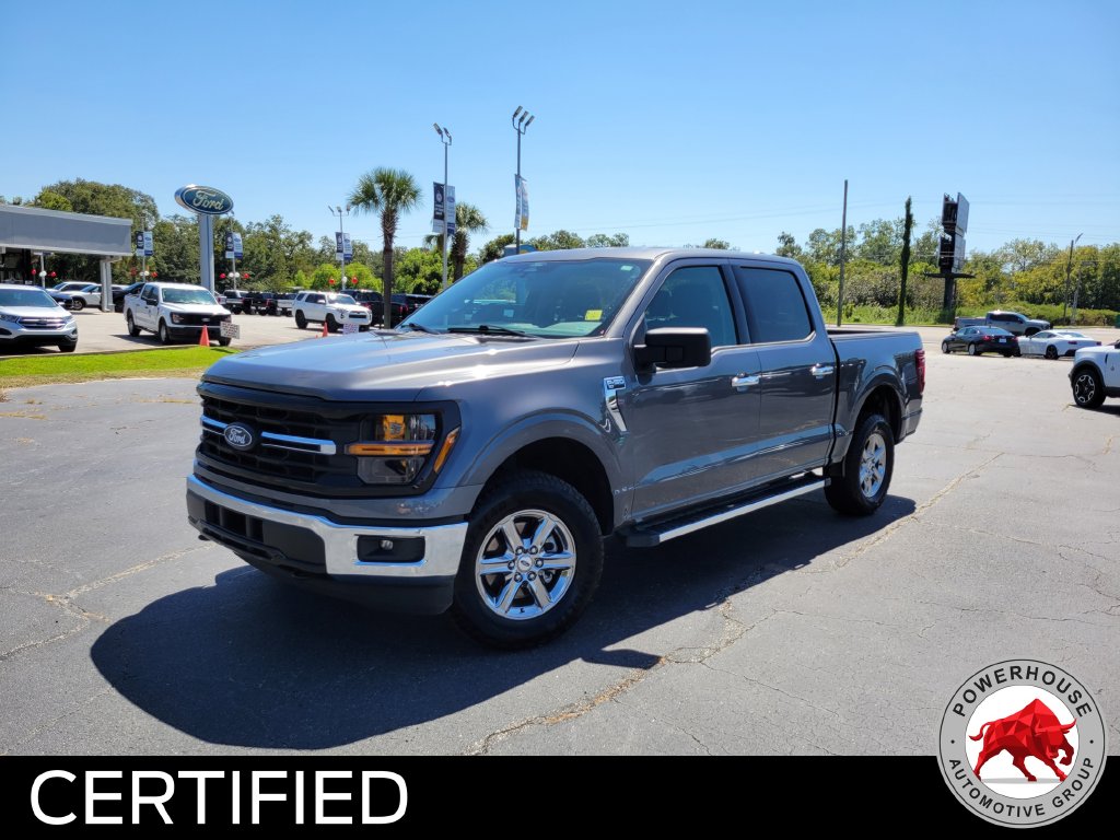 Gray Metallic 2025 Ford F-150 Pickup Truck Four-Wheel Drive Automatic