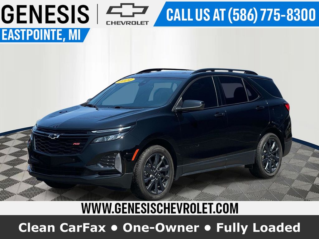 Mosaic Black Metallic 2024 Chevrolet Equinox RS with 1RS FWD SUV / Crossover Front-Wheel Drive 6-Speed Automatic Overdrive