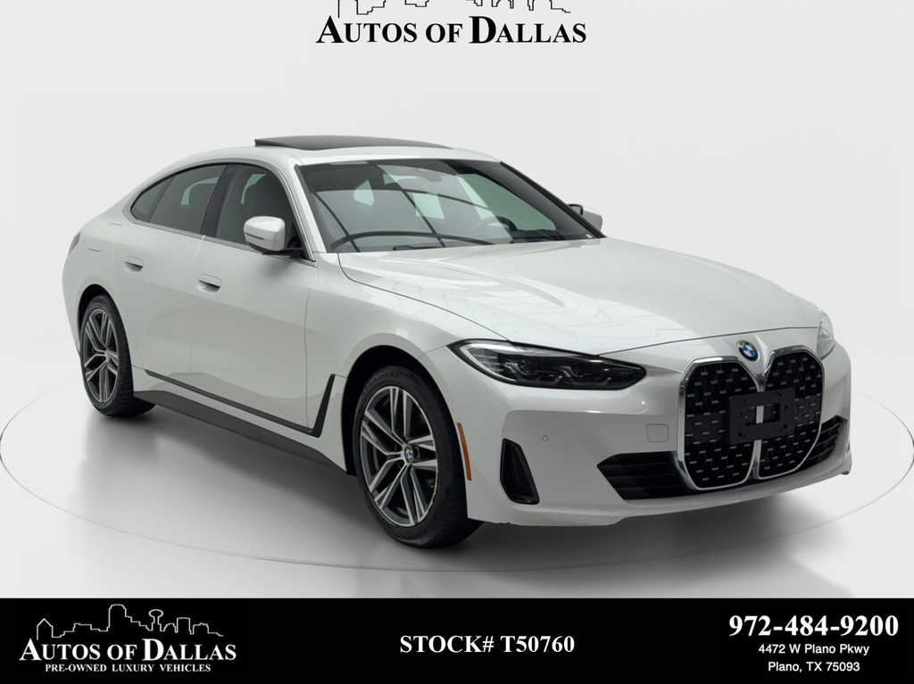 White Metallic 2024 BMW 4 Series Coupe Rear-Wheel Drive 8-Speed Automatic