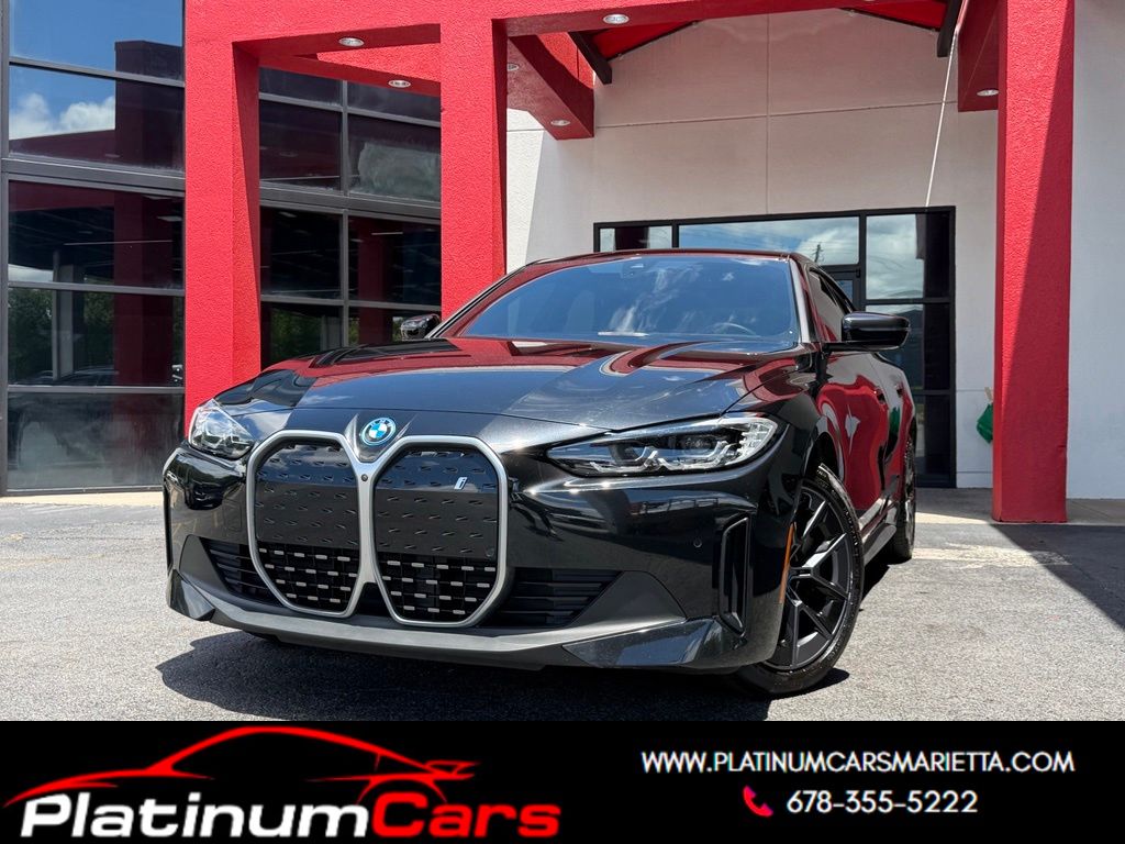 Black Sapphire Metallic 2023 BMW i4 Sedan Rear-Wheel Drive Automatic