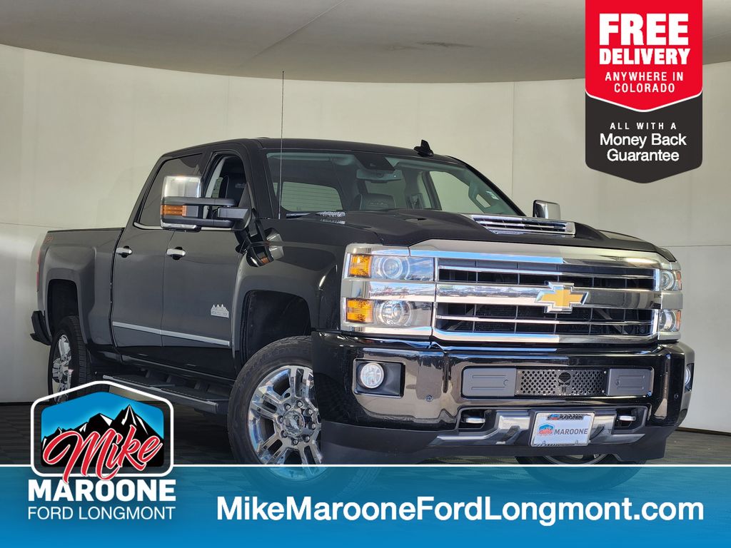 Black 2019 Chevrolet Silverado 2500HD Pickup Truck Four-Wheel Drive 6-Speed Automatic