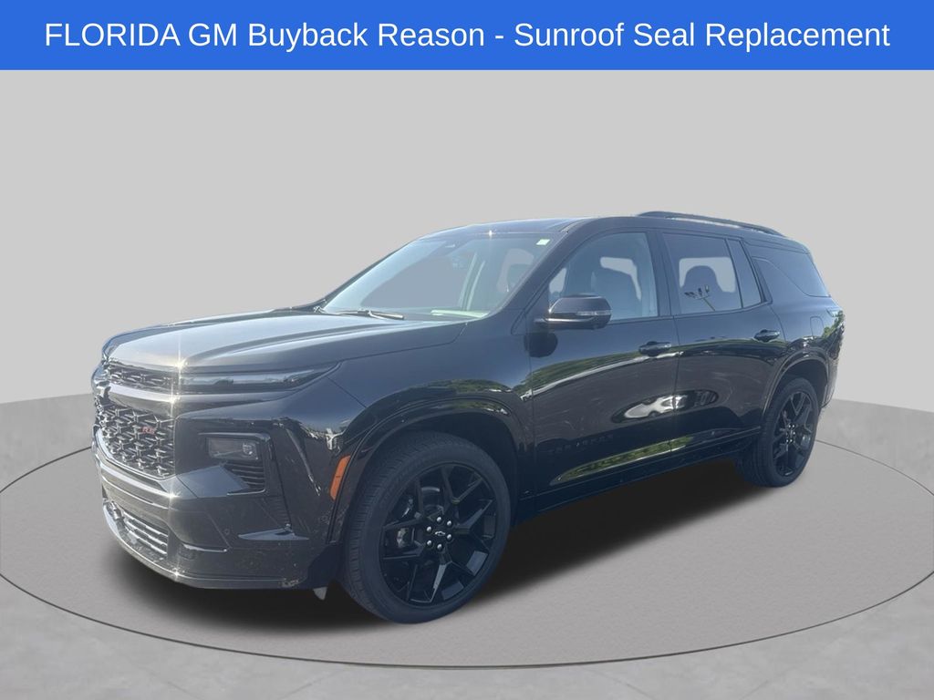 Black Metallic 2025 Chevrolet Traverse SUV / Crossover Front-Wheel Drive 8-Speed Automatic