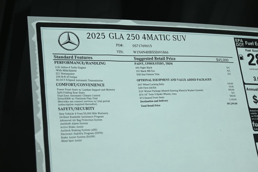 Thumbnail: 2025 Mercedes-Benz GLA - 29