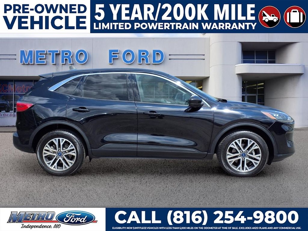 Certified 2022 Ford Escape SEL with VIN 1FMCU9H90NUA75091 for sale in Kansas City