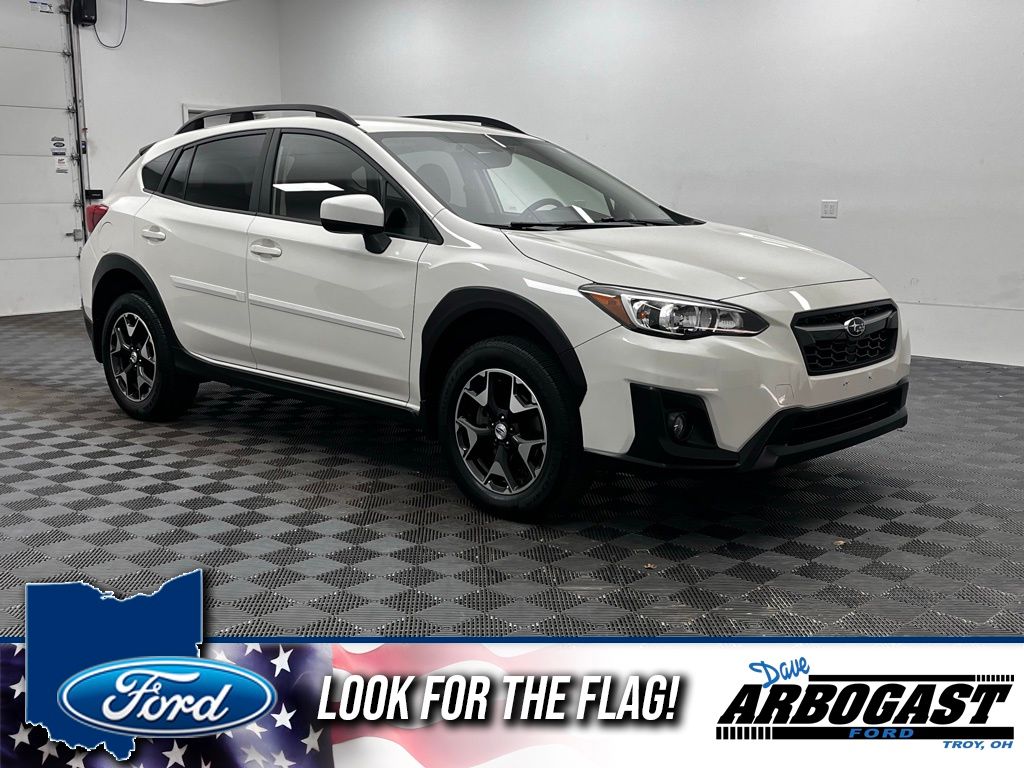 Crystal White Pearl 2018 Subaru Crosstrek Premium SUV / Crossover All-Wheel Drive Continuously Variable Transmission