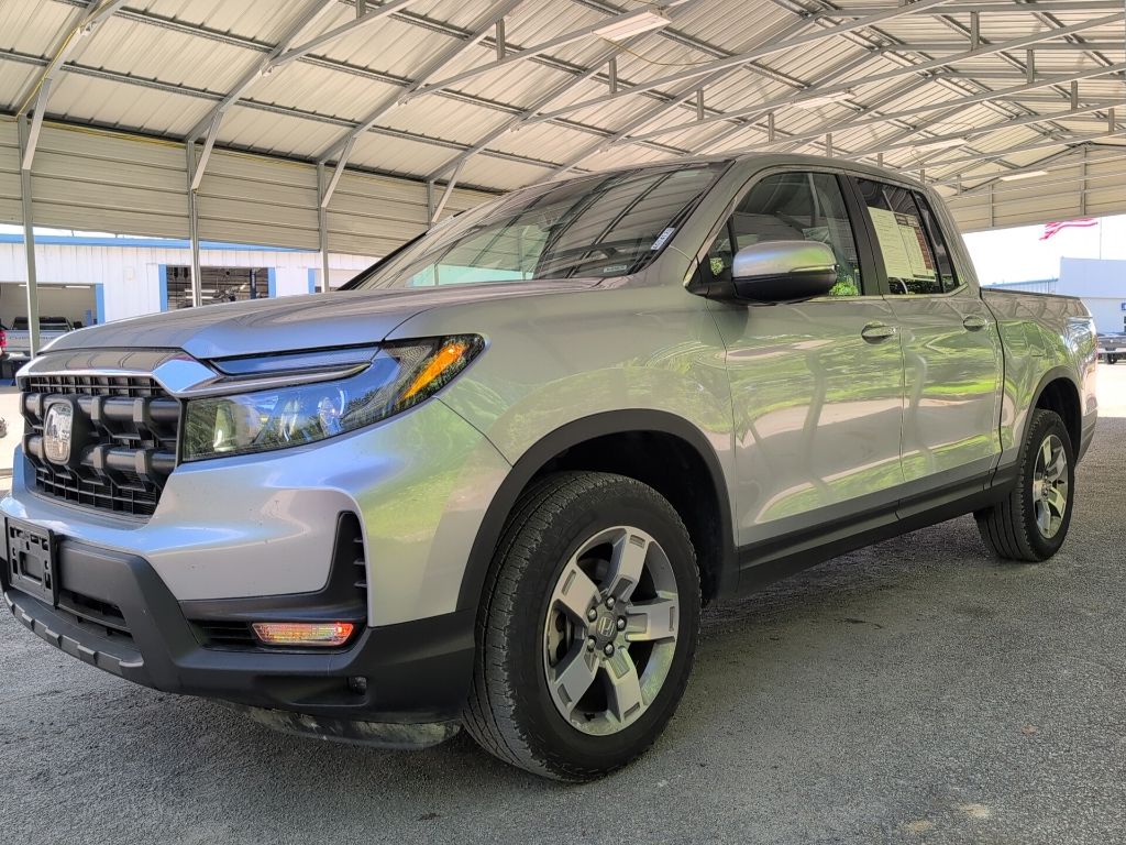 Solar Silver Metallic 2025 Honda Ridgeline RTL AWD Pickup Truck All-Wheel Drive 9-Speed Automatic