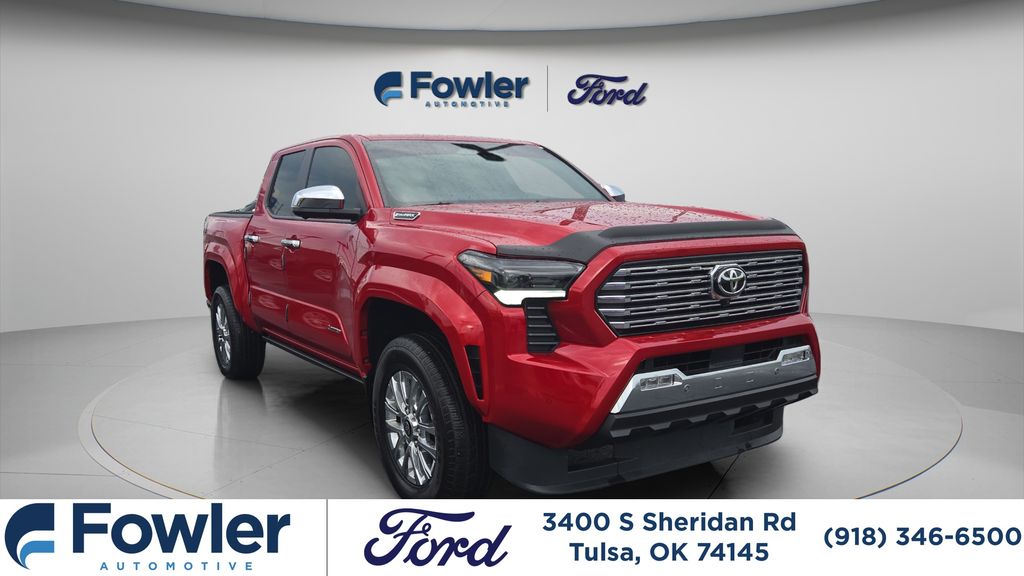 Red 2025 Toyota Tacoma Pickup Truck Four-Wheel Drive 8-Speed Automatic