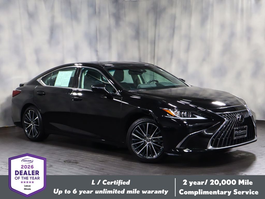 Black (Obsidian) 2022 Lexus ES 350 FWD Sedan Front-Wheel Drive 8-Speed Automatic