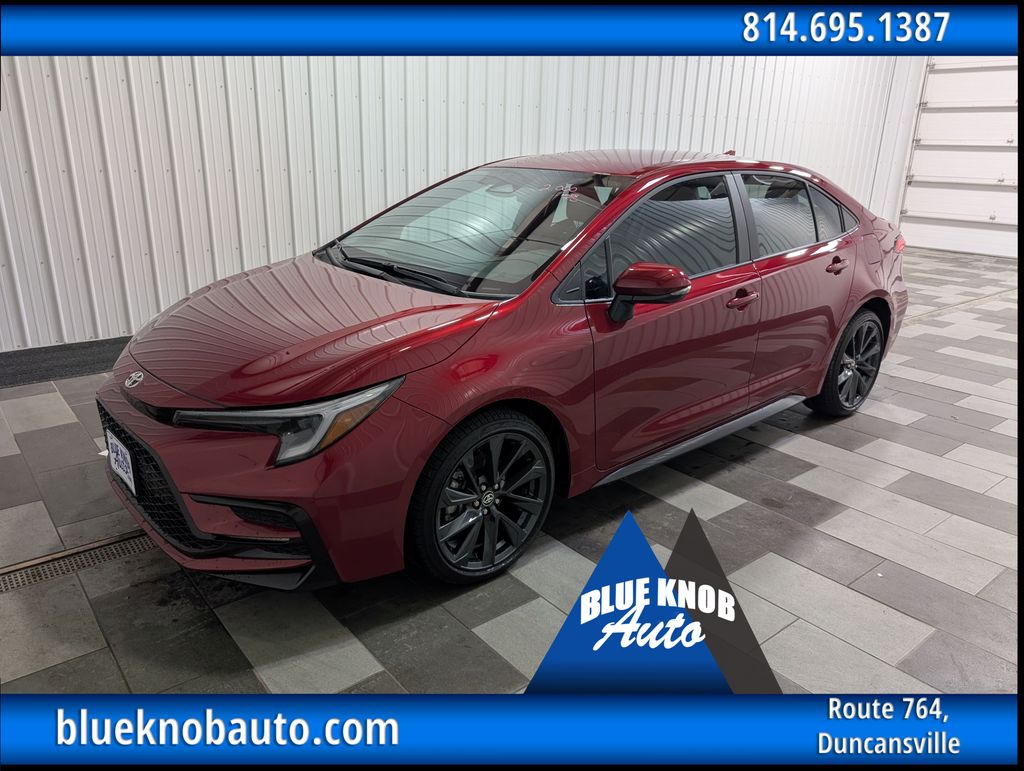 Red (Maroon) 2026 Toyota Corolla Sedan Front-Wheel Drive Continuously Variable Transmission