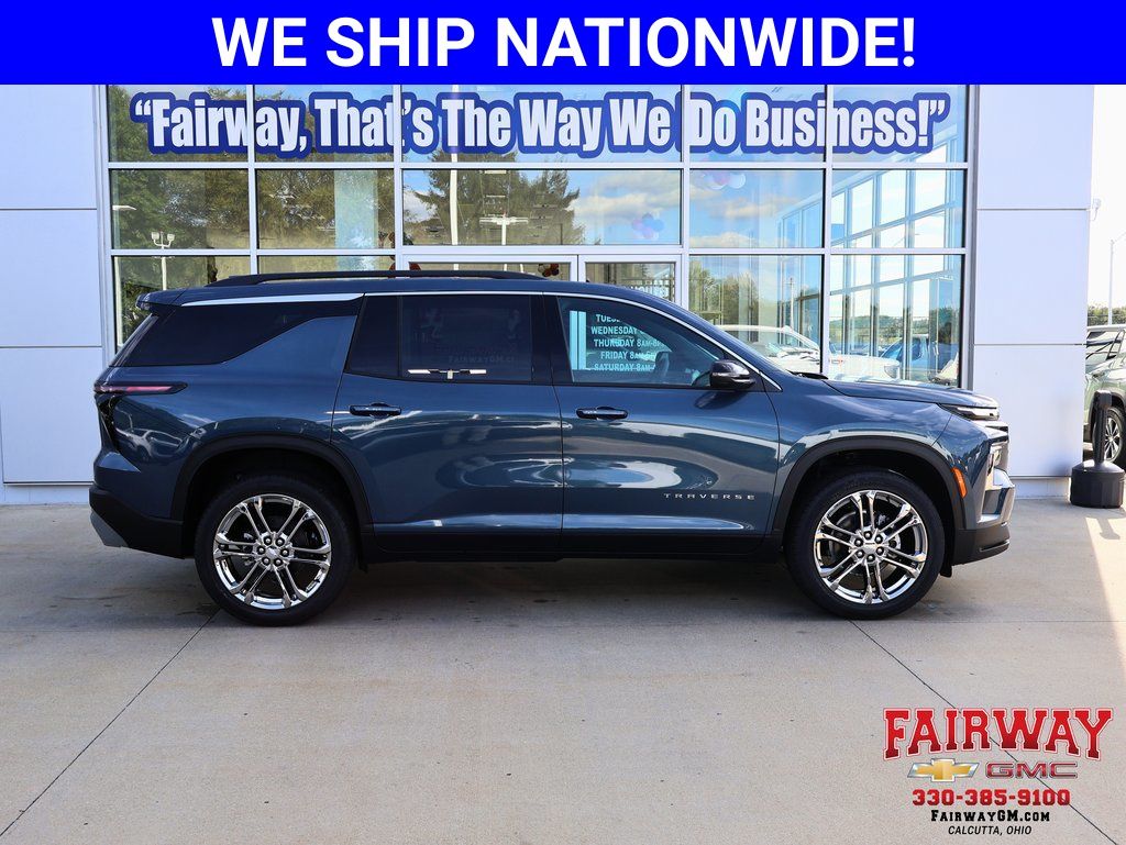 Lakeshore Blue Metallic 2026 Chevrolet Traverse SUV / Crossover Front-Wheel Drive 8-Speed Automatic