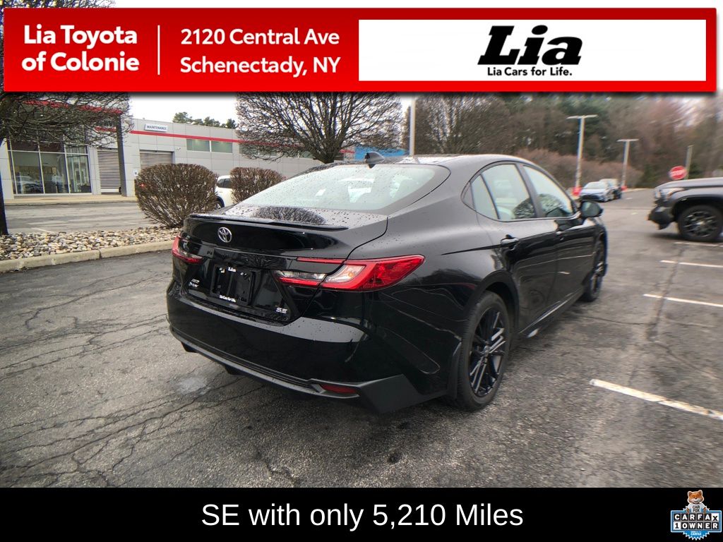 Midnight Black Metallic 2026 Toyota Camry SE AWD Sedan All-Wheel Drive Continuously Variable Transmission