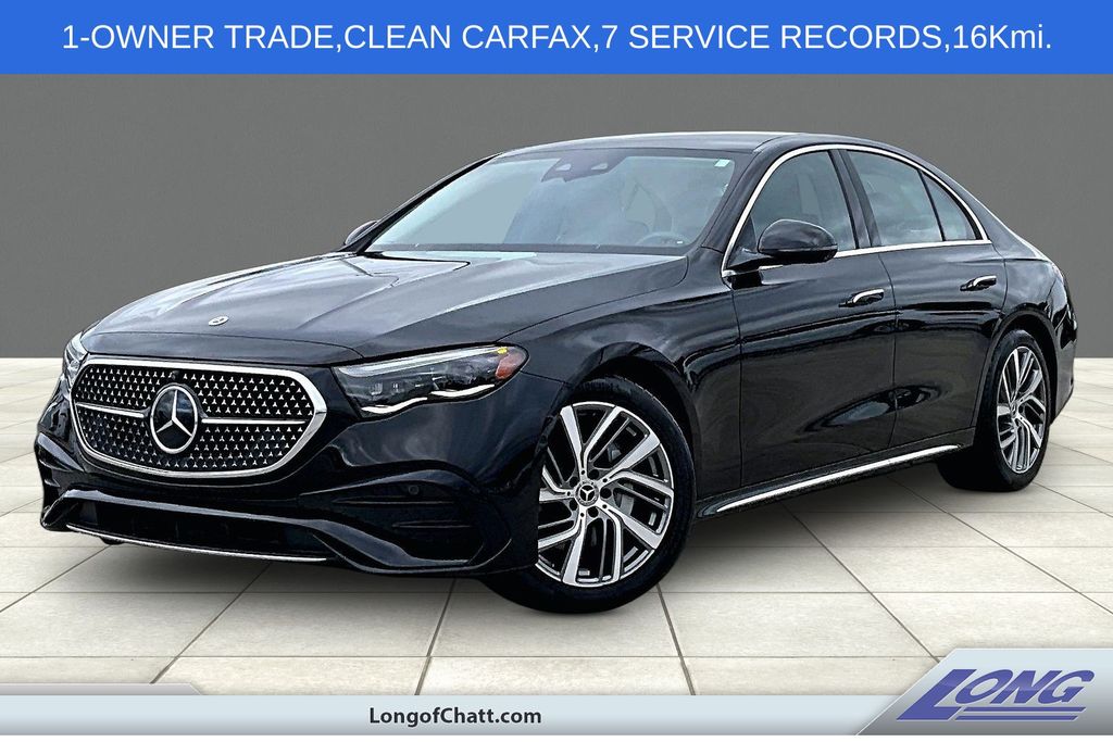 Black 2024 Mercedes-Benz E-Class Sedan All-Wheel Drive 9-Speed Automatic