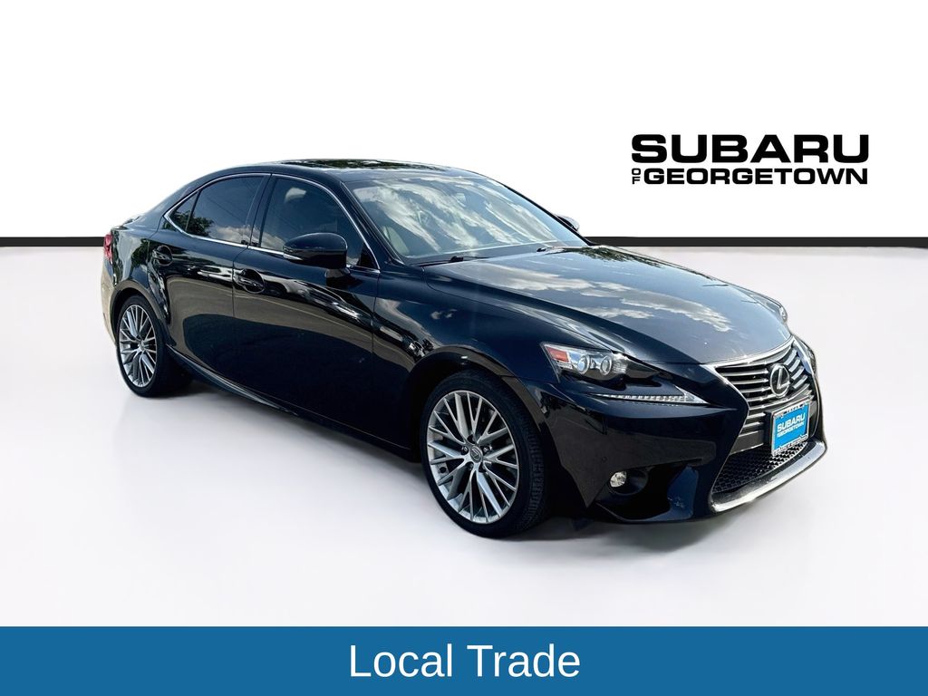 Black (Obsidian) 2016 Lexus IS Sedan Rear-Wheel Drive 8-Speed Automatic