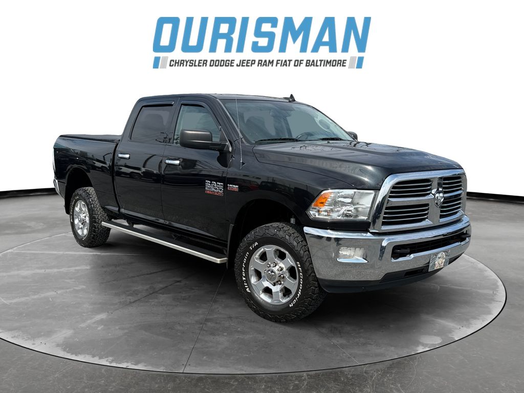 Brilliant Black Crystal Pearlcoat 2017 RAM 2500 Big Horn Crew Cab 4WD Pickup Truck Four-Wheel Drive 6-Speed Automatic