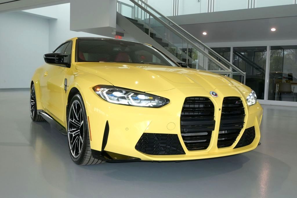 Dakar Yellow 2023 BMW M4 Competition Coupe RWD Coupe Rear-Wheel Drive Automatic