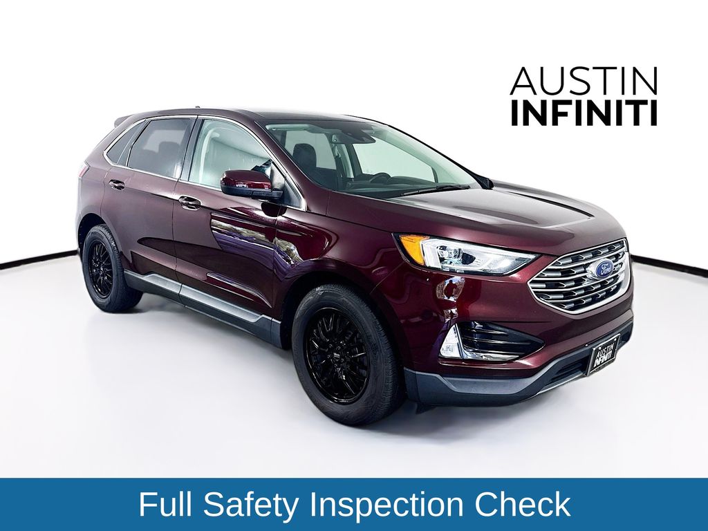 Red (Burgundy) 2021 Ford Edge SEL FWD SUV / Crossover Front-Wheel Drive 8-Speed Automatic