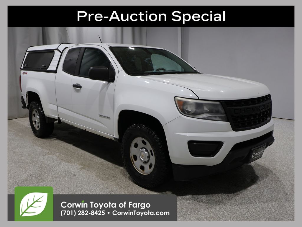 Summit White 2017 Chevrolet Colorado Work Truck Extended Cab LB 4WD Pickup Truck Four-Wheel Drive 8-Speed Automatic