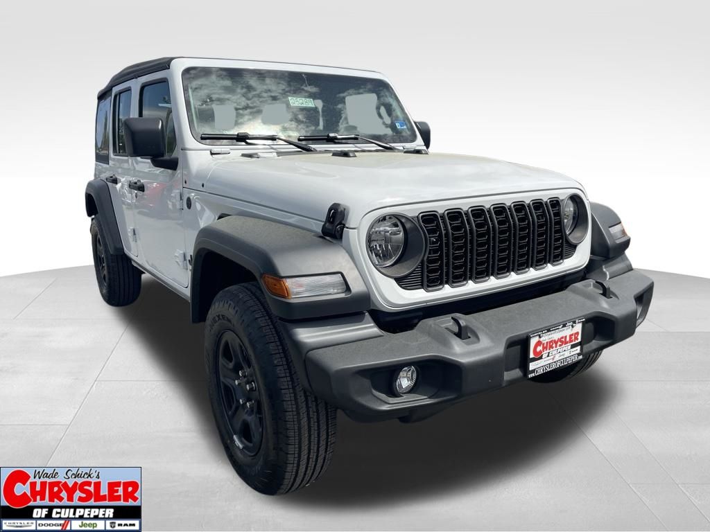 Bright White Clearcoat 2026 Jeep Wrangler SUV / Crossover Four-Wheel Drive 6-Speed Manual