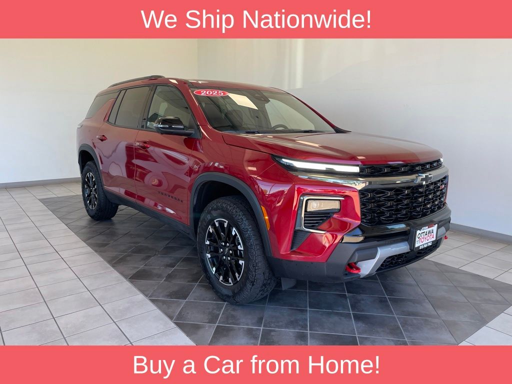 Radiant Red Tintcoat 2025 Chevrolet Traverse SUV / Crossover Four-Wheel Drive 8-Speed Automatic