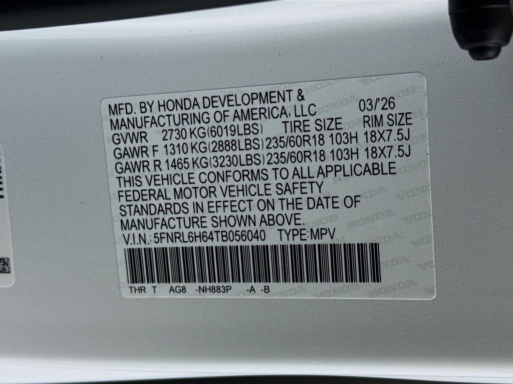 Thumbnail: 2026 Honda Odyssey - 31