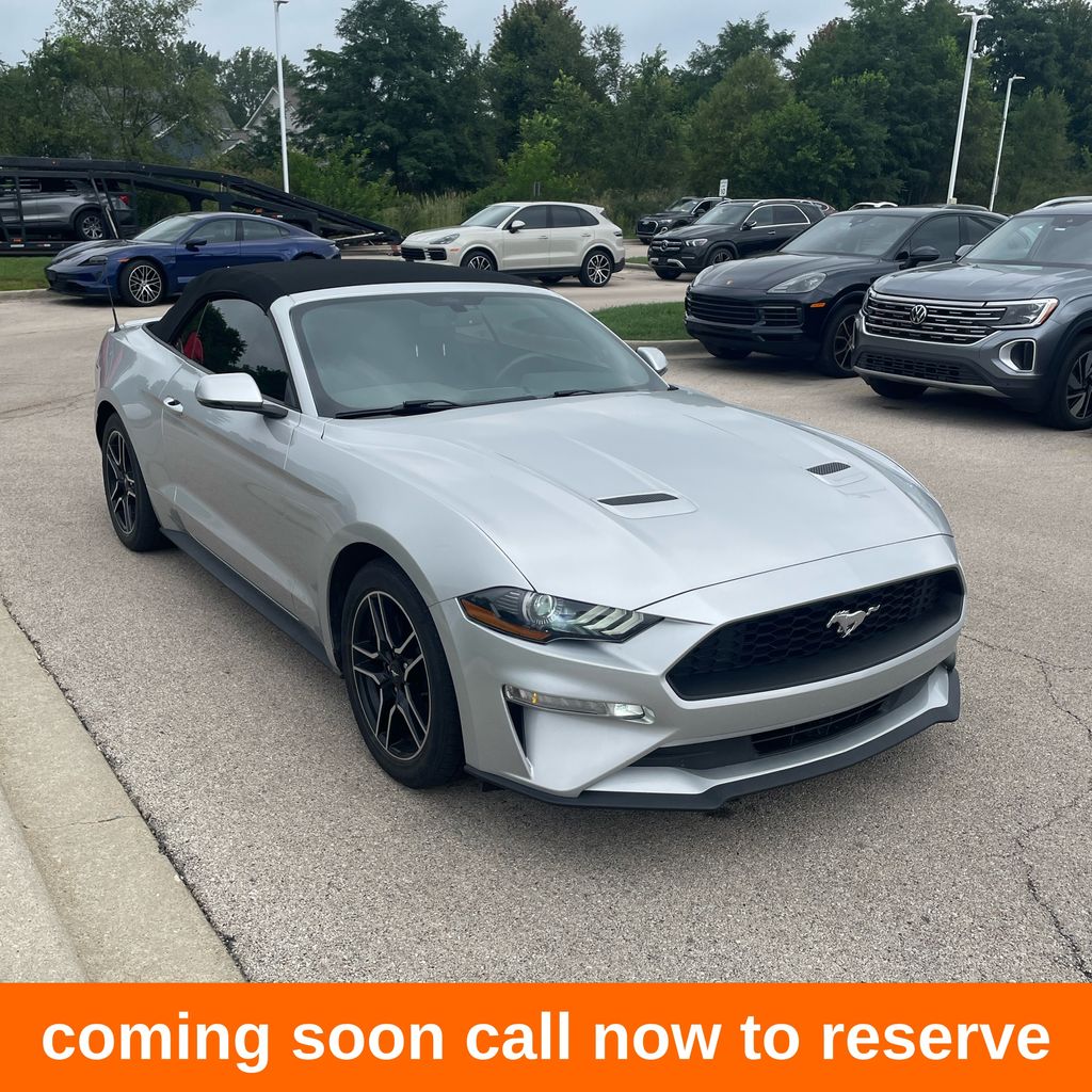 Ingot Silver 2018 Ford Mustang Convertible Rear-Wheel Drive Automatic