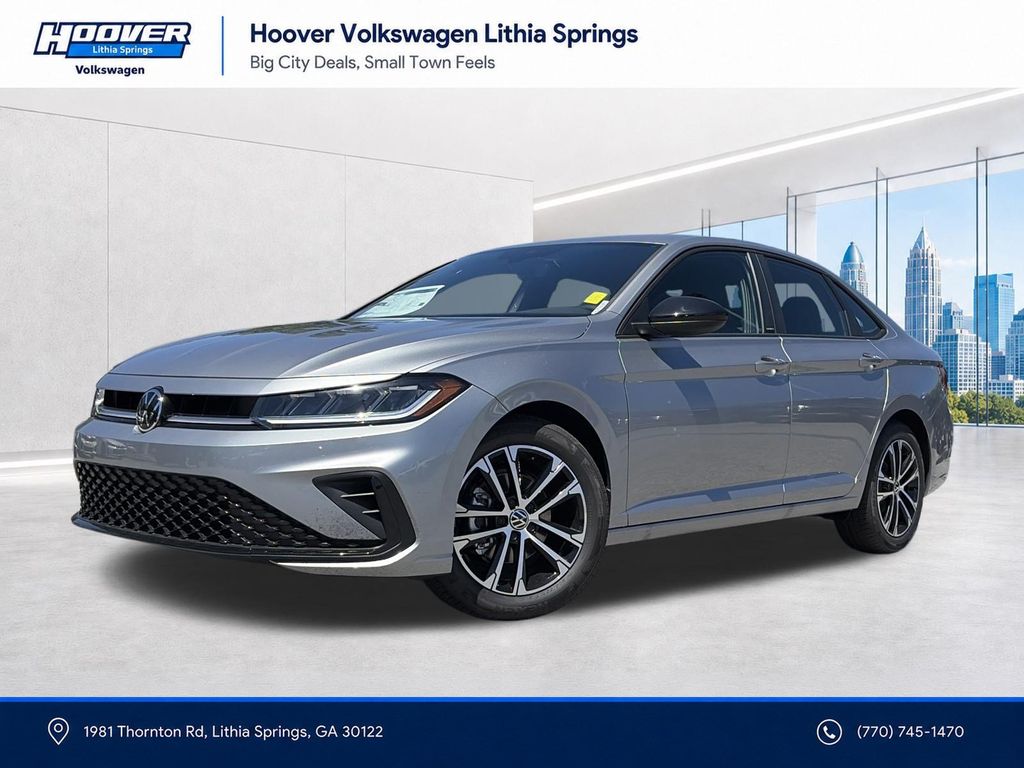 Pyrite Silver Metallic 2026 Volkswagen Jetta Sedan Front-Wheel Drive 8-Speed Automatic