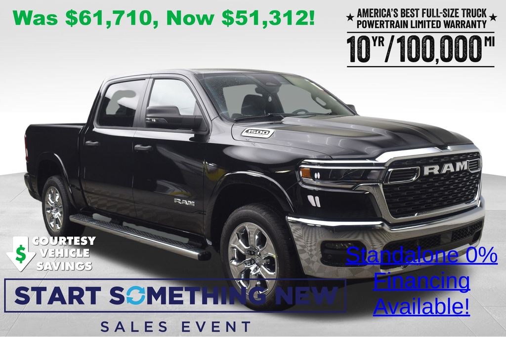 new 2026 Ram 1500 car, priced at $51,312