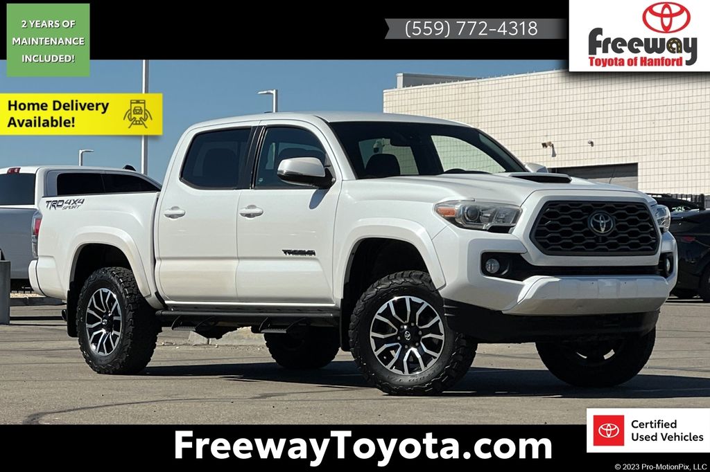 Pearl 2021 Toyota Tacoma Pickup Truck Four-Wheel Drive 6-Speed Automatic