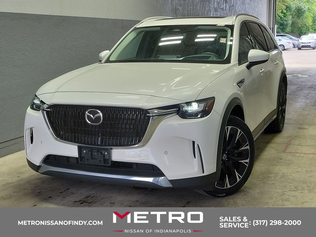 Rhodium White Premium 2024 Mazda CX-90 SUV / Crossover All-Wheel Drive 8-Speed Automatic