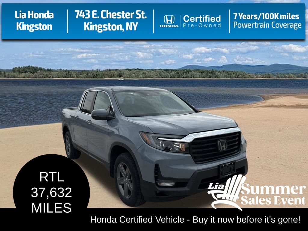 Sonic Gray Pearl 2023 Honda Ridgeline Pickup Truck All-Wheel Drive 9-Speed Automatic