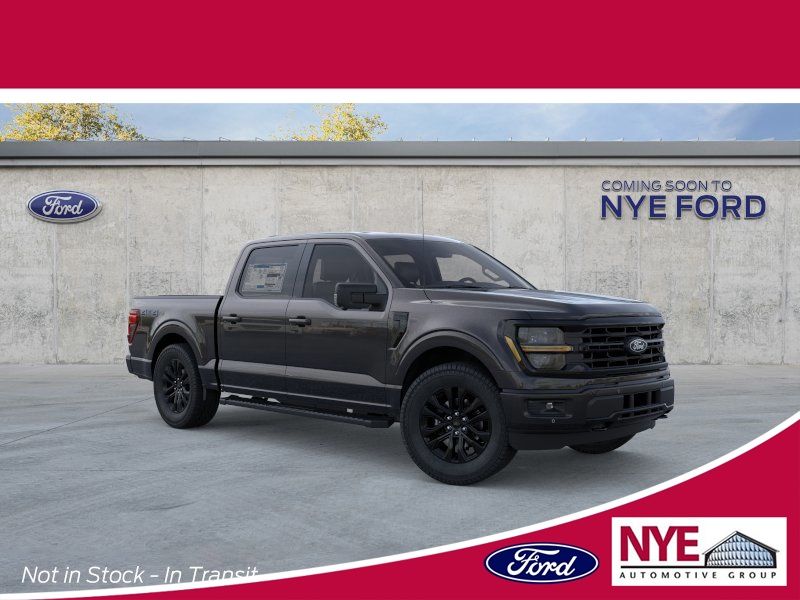 Black Metallic 2026 Ford F-150 XLT SuperCrew 4WD Pickup Truck Four-Wheel Drive Automatic