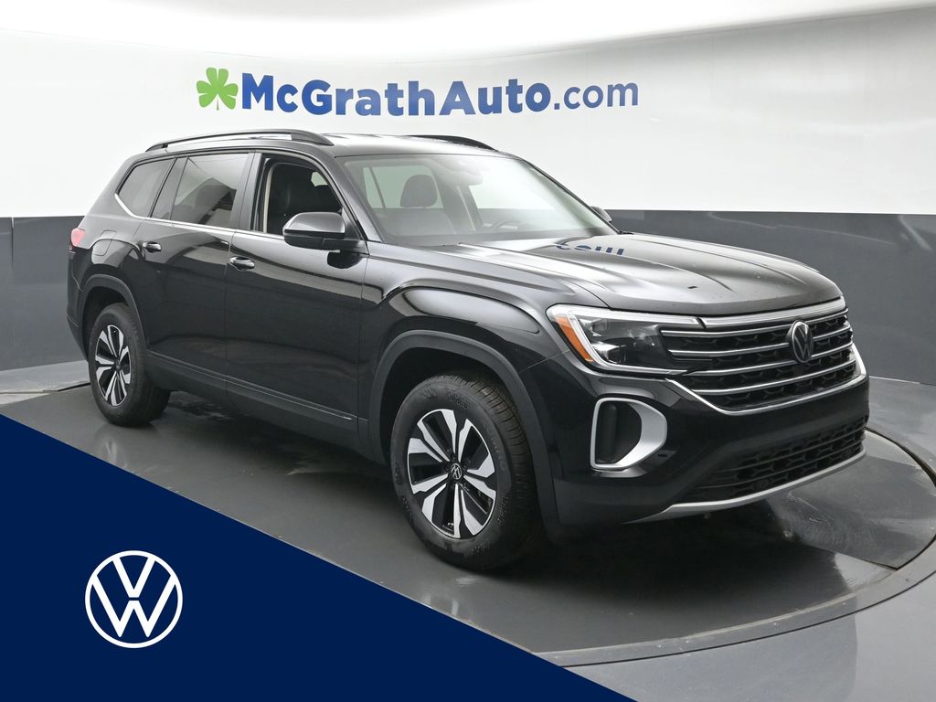 Deep Black 2026 Volkswagen Atlas SE 4Motion SUV / Crossover All-Wheel Drive 8-Speed Automatic