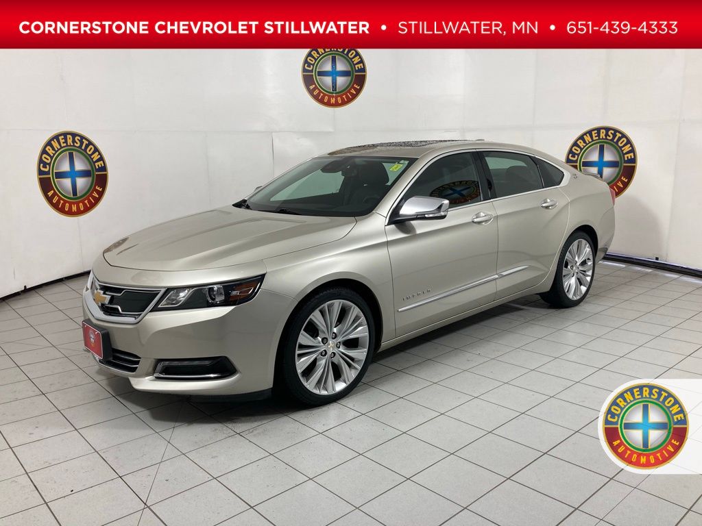 Champagne Silver Metallic 2015 Chevrolet Impala LTZ 2LZ FWD Sedan Front-Wheel Drive 6-Speed Automatic Overdrive