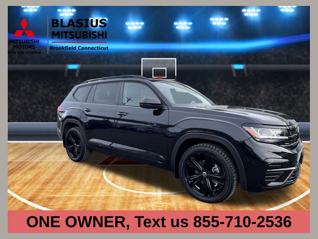 Deep Black Pearl 2023 Volkswagen Atlas 3.6L SEL R-Line Black 4Motion AWD SUV / Crossover All-Wheel Drive 8-Speed Automatic